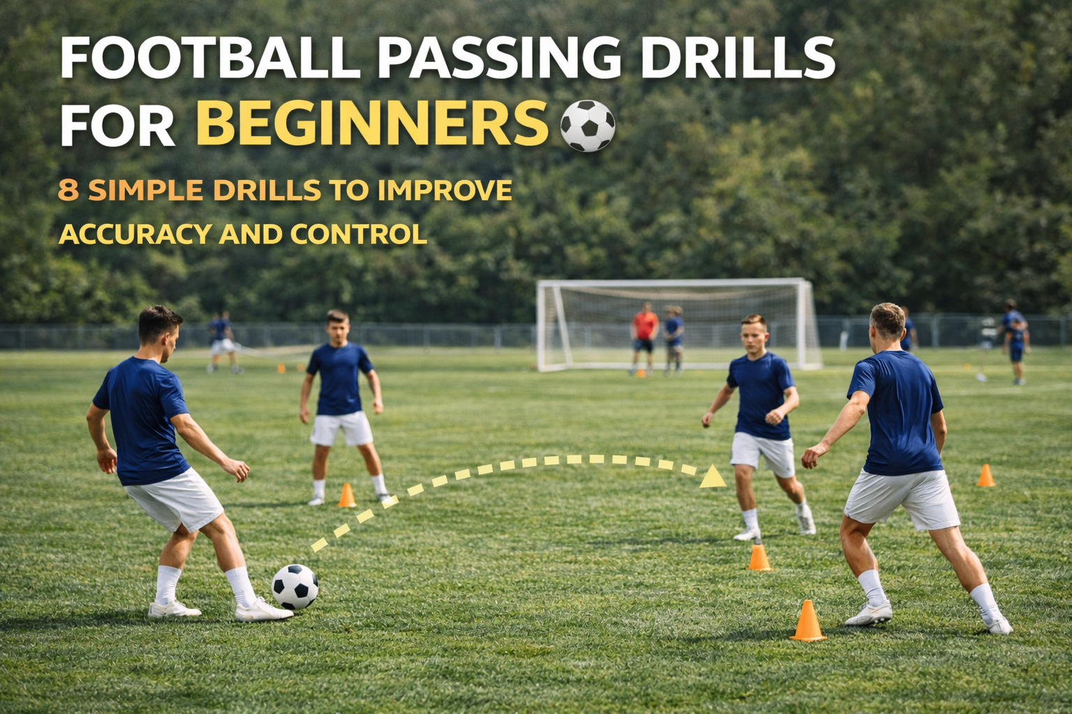 Football Passing Drills for Beginners: 8 Easy Drills